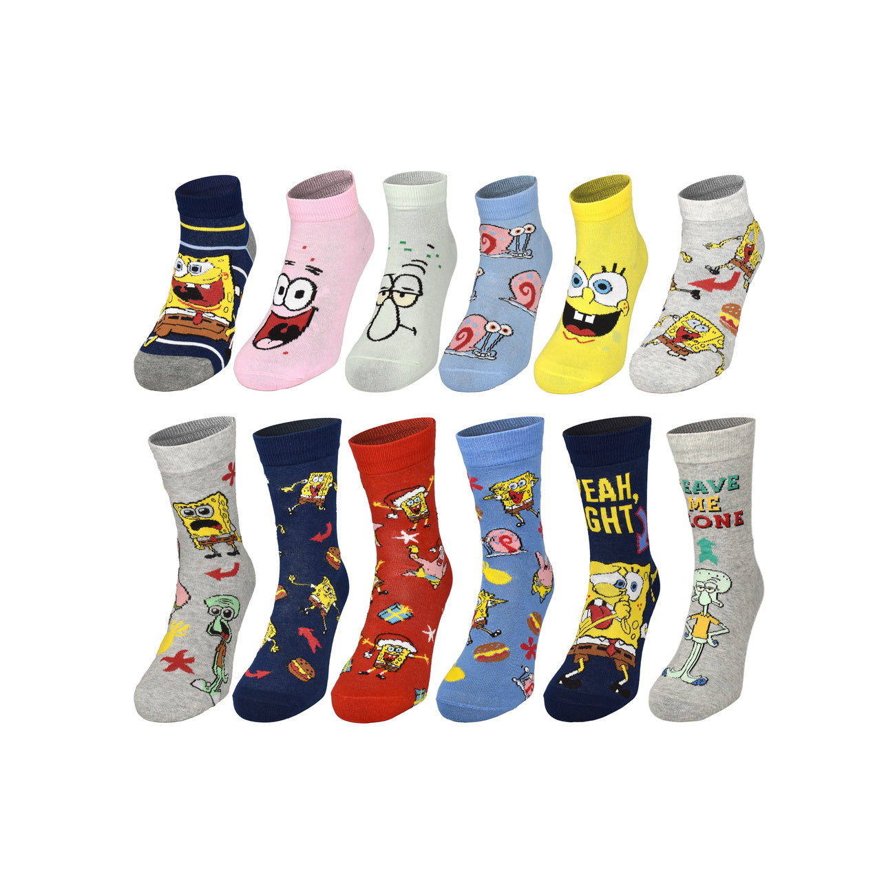 Zdjęcie produktu SpongeBob – kalendarz adwentowy z skarpetkami