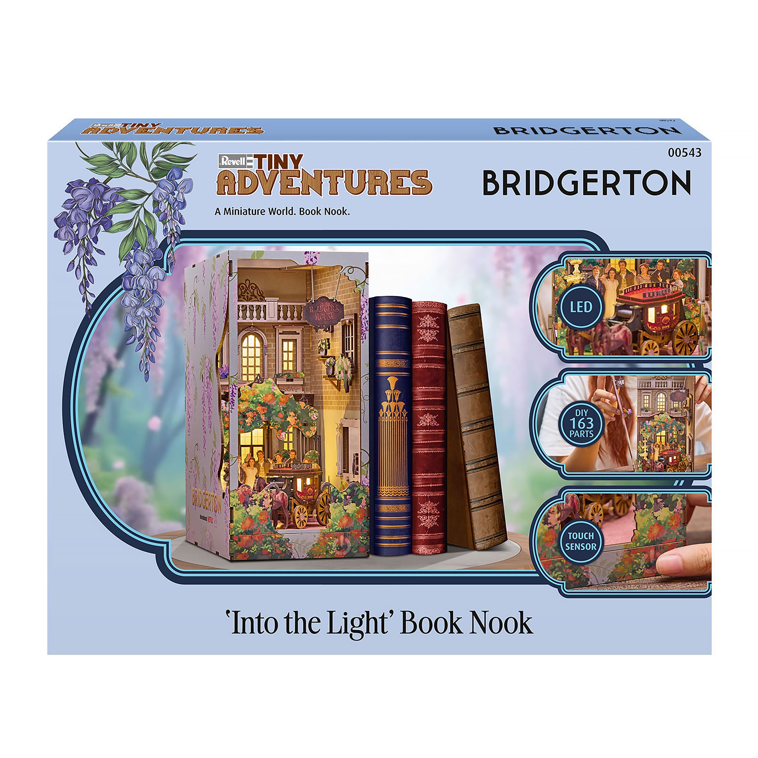 Zdjęcie produktu Bridgerton - Into the Light Book Nook drewniany model do składania