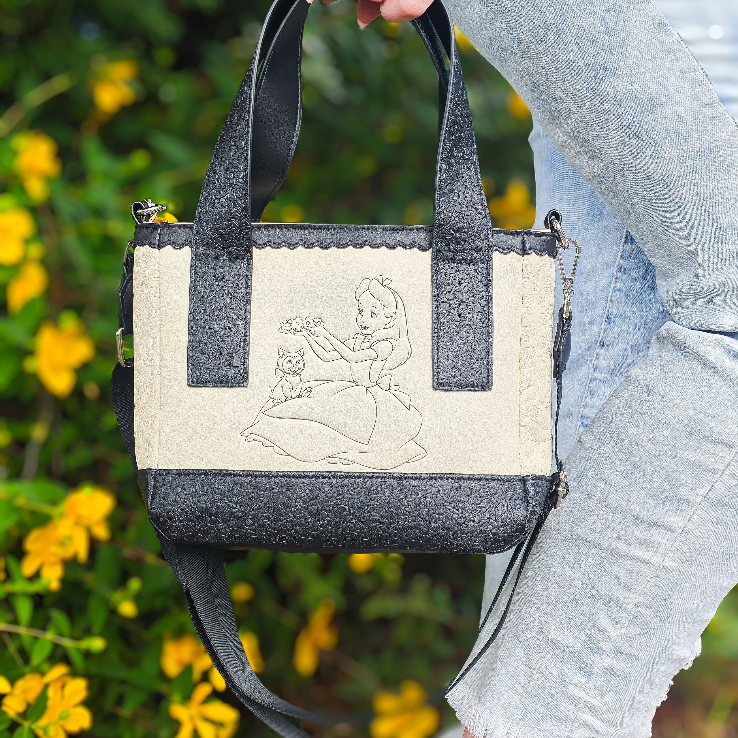 Zdjęcie produktu Alicja w Krainie Czarów - Kwiatowa mini torebka crossbody