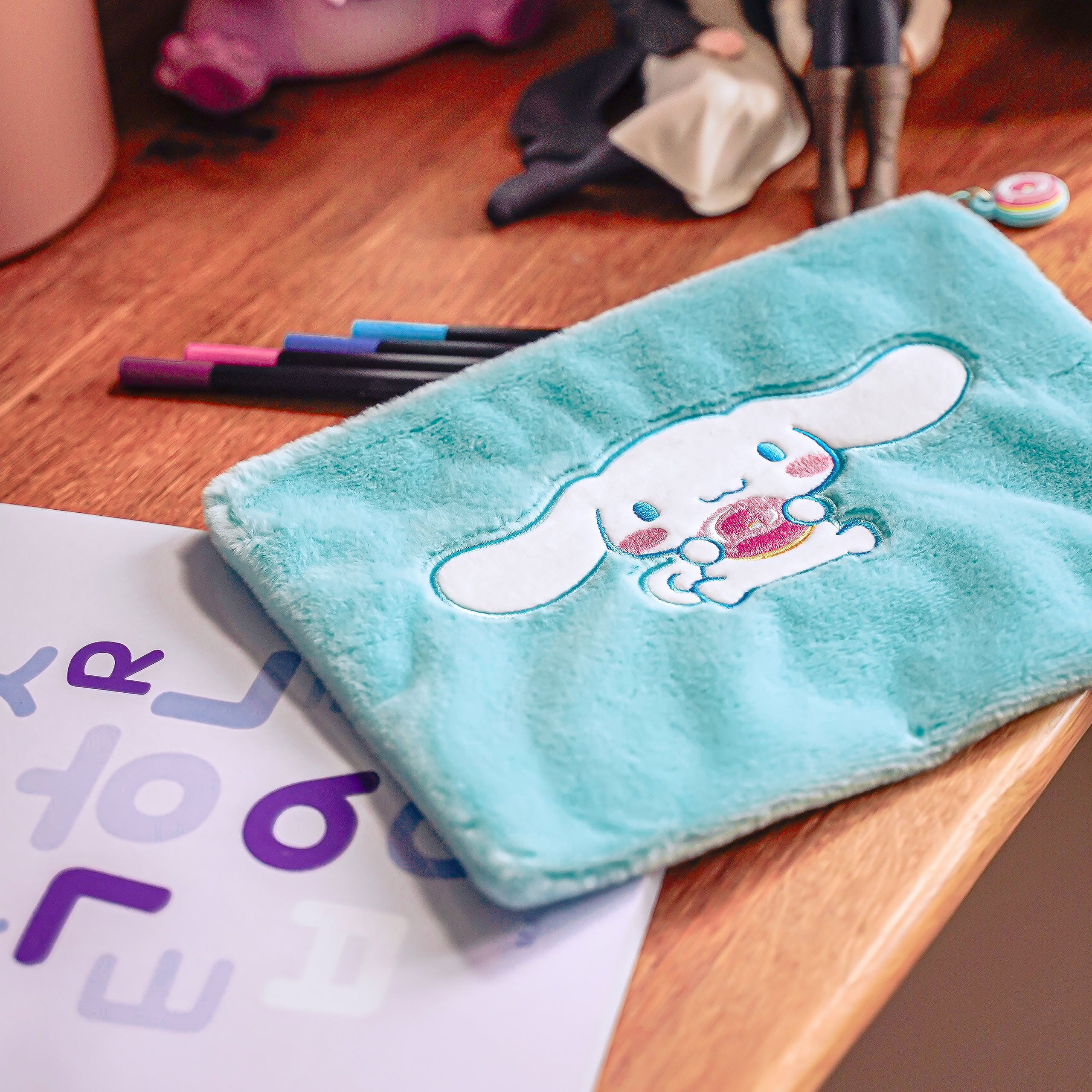Zdjęcie produktu Hello Kitty & Friends - pluszowa kosmetyczka Cinnamoroll