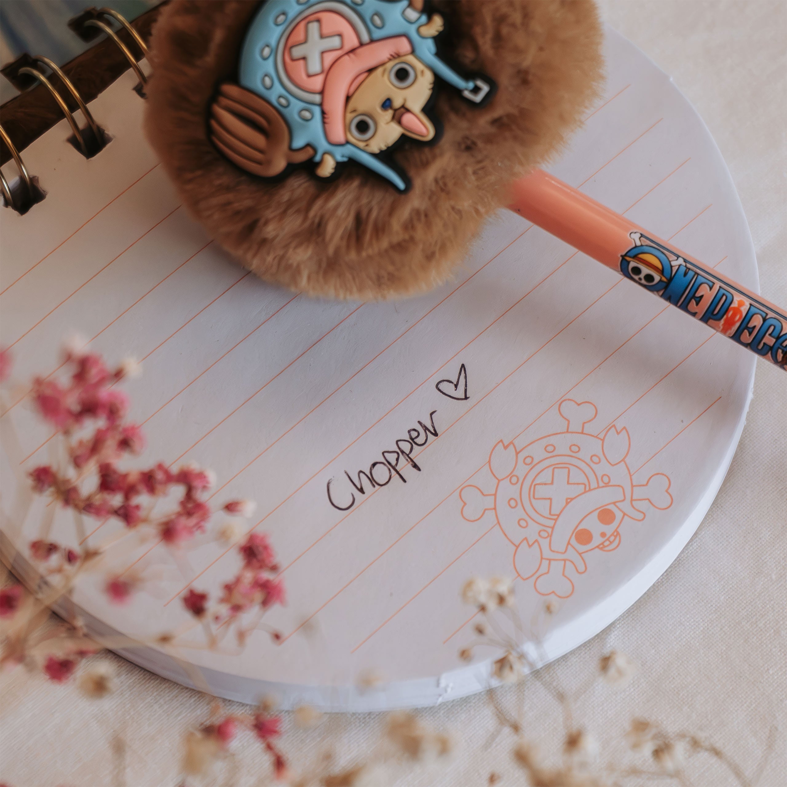 Zdjęcie produktu One Piece - Długopis Chopper z pomponem