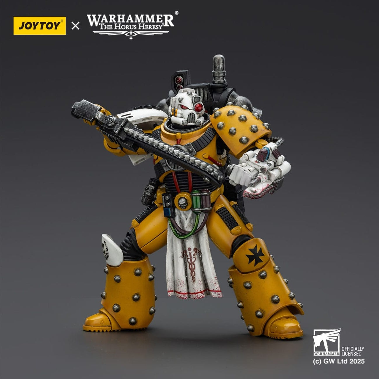 Zdjęcie produktu Warhammer 40k: Imperial Fists - Legion Apothecary Figurka akcji 12 cm
