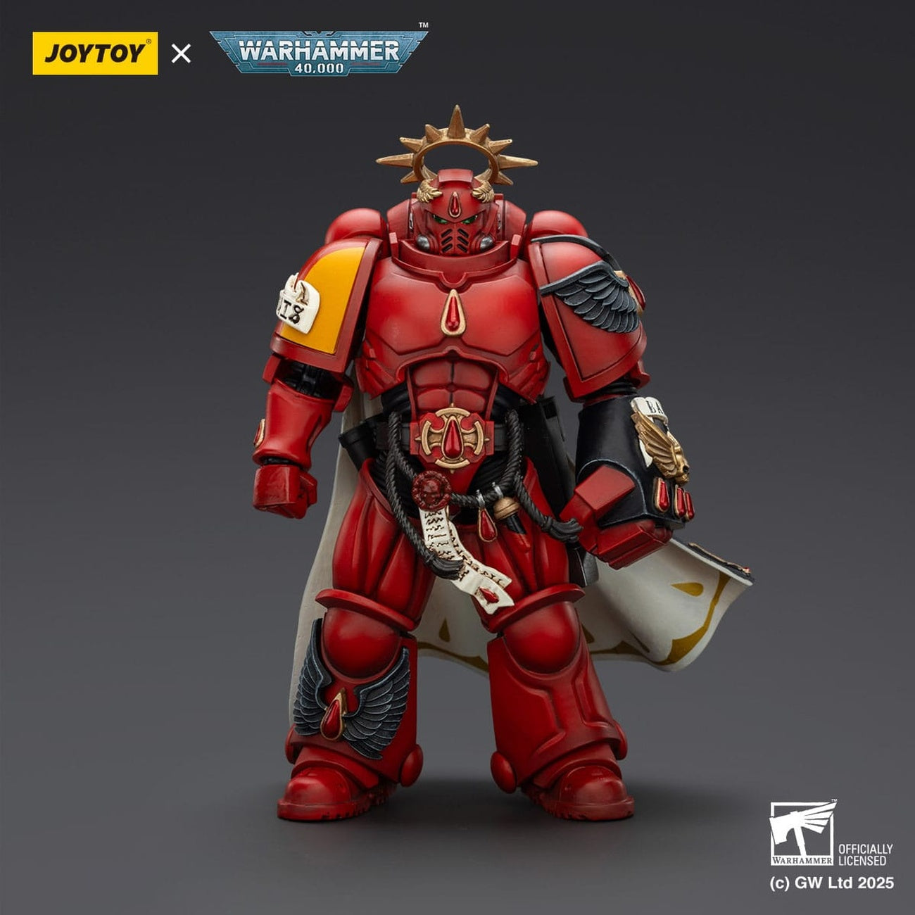 Zdjęcie produktu Warhammer 40k: Combat Patrol Blood Angels – Kapitan z pistoletem Inferno i Power Fist Figurka akcji 20 cm