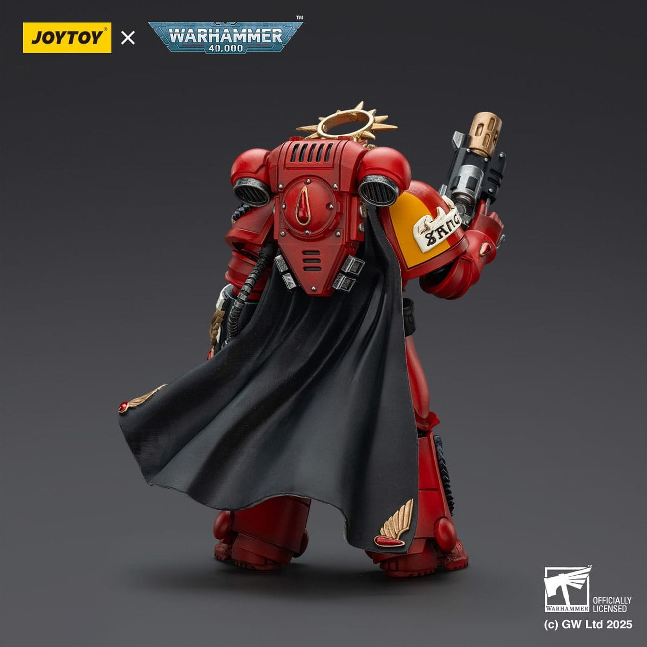 Zdjęcie produktu Warhammer 40k: Combat Patrol Blood Angels – Kapitan z pistoletem Inferno i Power Fist Figurka akcji 20 cm