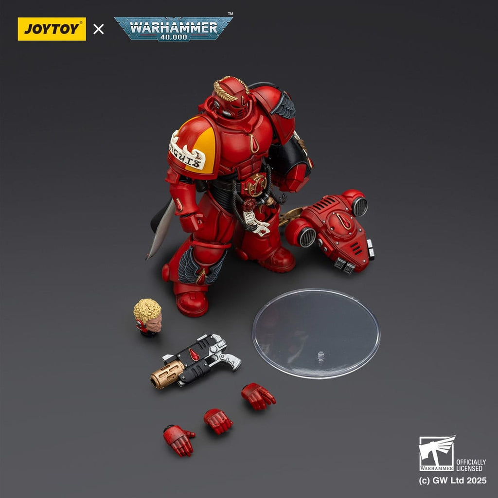 Zdjęcie produktu Warhammer 40k: Combat Patrol Blood Angels – Kapitan z pistoletem Inferno i Power Fist Figurka akcji 20 cm