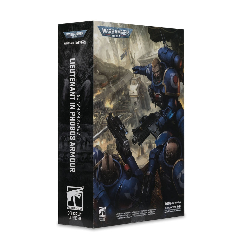 Product image Warhammer 40k - Lieutenant in Phobos Armor (Ultramarines) Action Figure 18cm