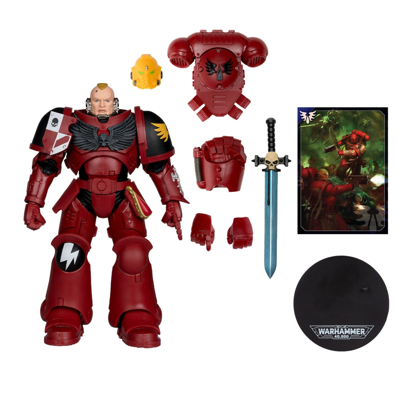 Zdjęcie produktu Warhammer 40k - Sierżant Assault Intercessor (Blood Angel) figurka akcji 18 cm