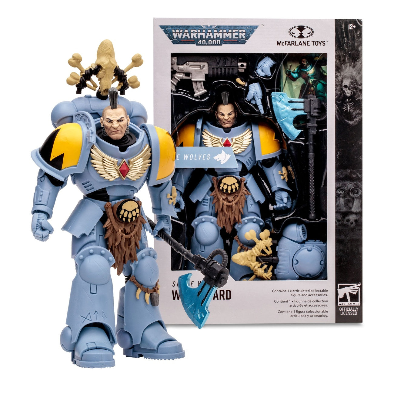 Zdjęcie produktu Warhammer 40k - Space Wolves Wolf Guard figurka akcji 18 cm
