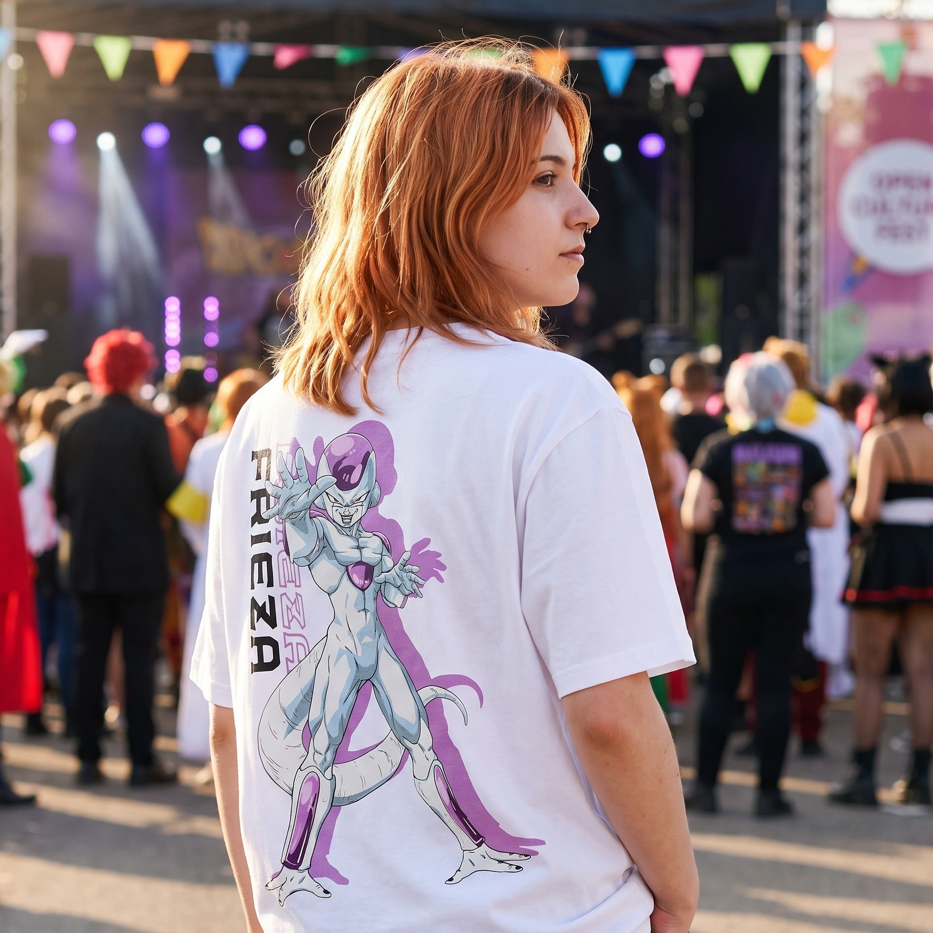 Zdjęcie produktu Dragon Ball Z - Oversize T-shirt Freezer biały