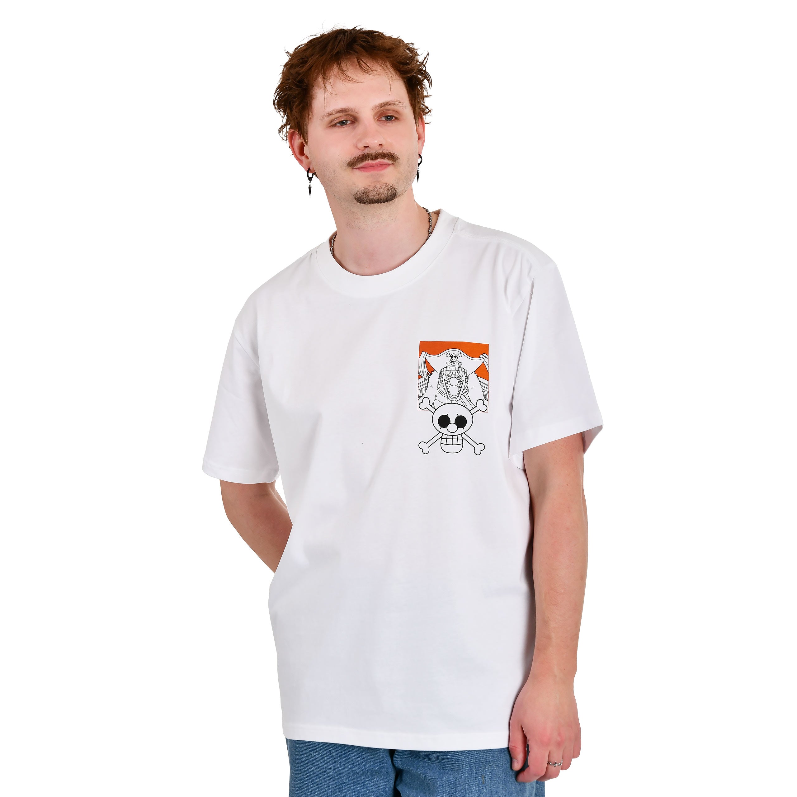 Zdjęcie produktu One Piece - Bugg y koszulka oversize biała