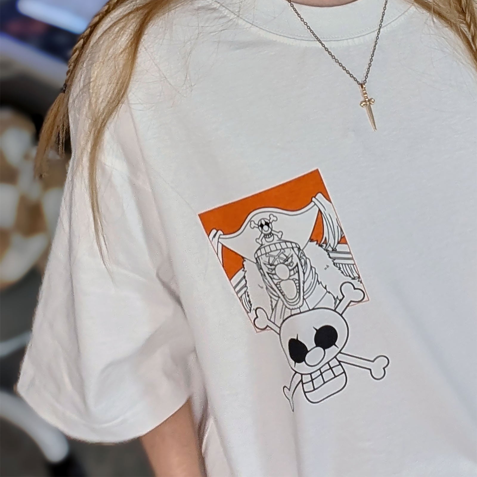 Zdjęcie produktu One Piece - Bugg y koszulka oversize biała