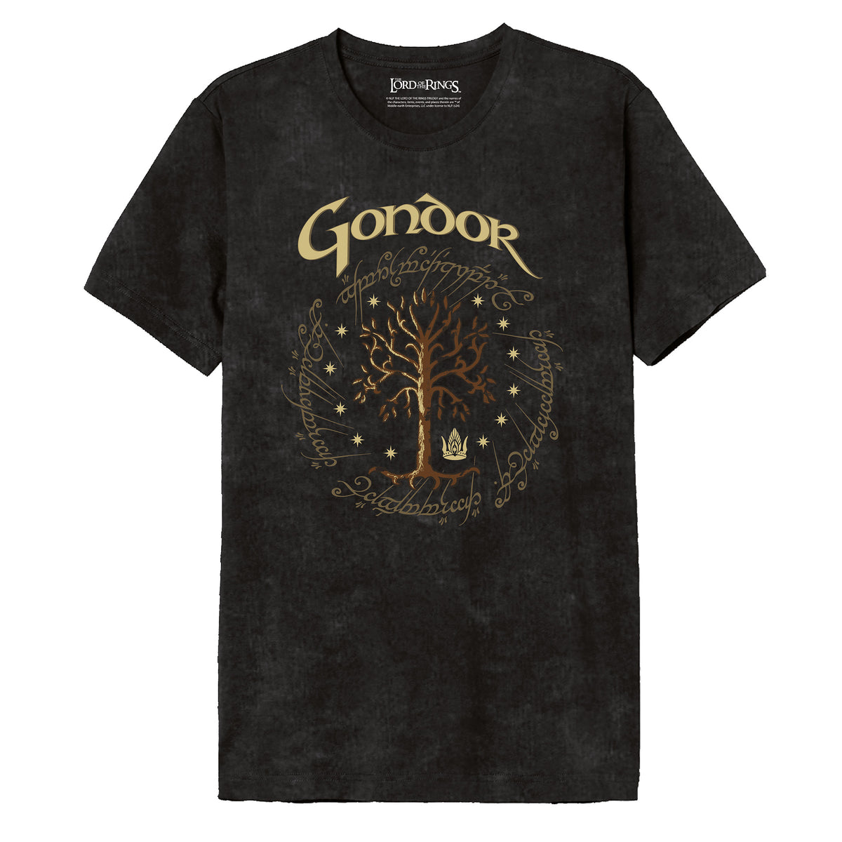 Zdjęcie produktu Władca Pierścieni - czarny T-shirt Gondoru
