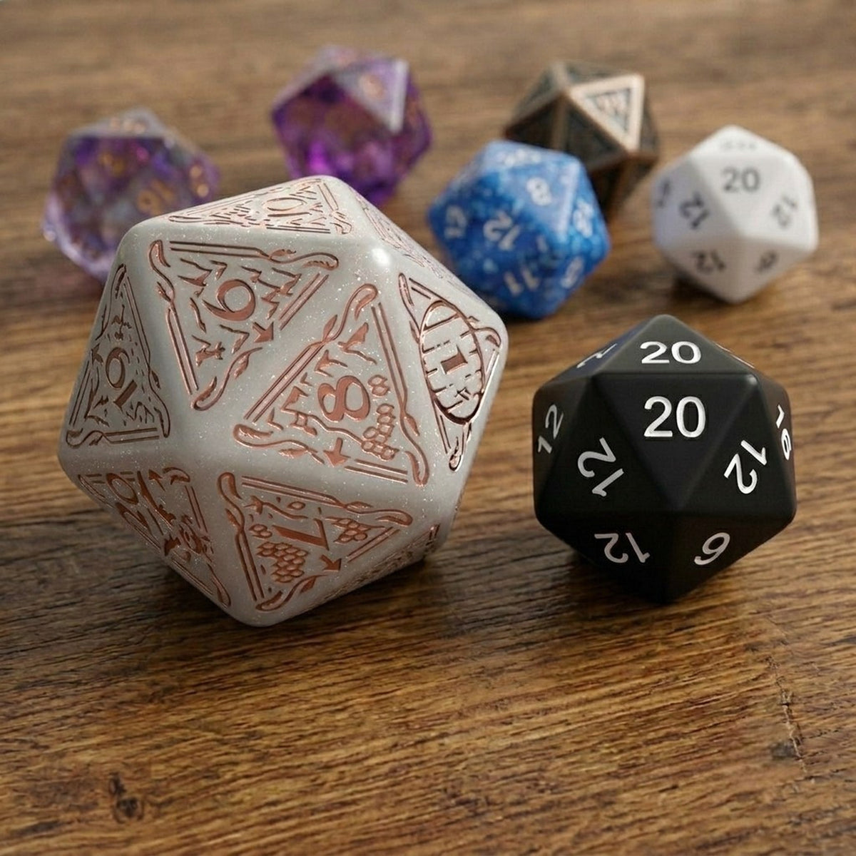 Zdjęcie produktu Hobbit - D20 Radiant TCG Duża Kość D20 Jumbo