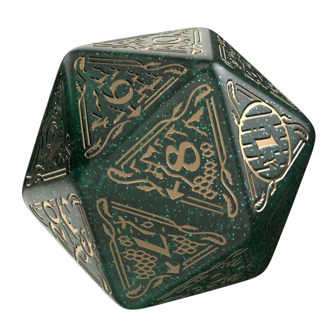 Zdjęcie produktu Hobbit - Verdant TCG kostka D20 jumbo
