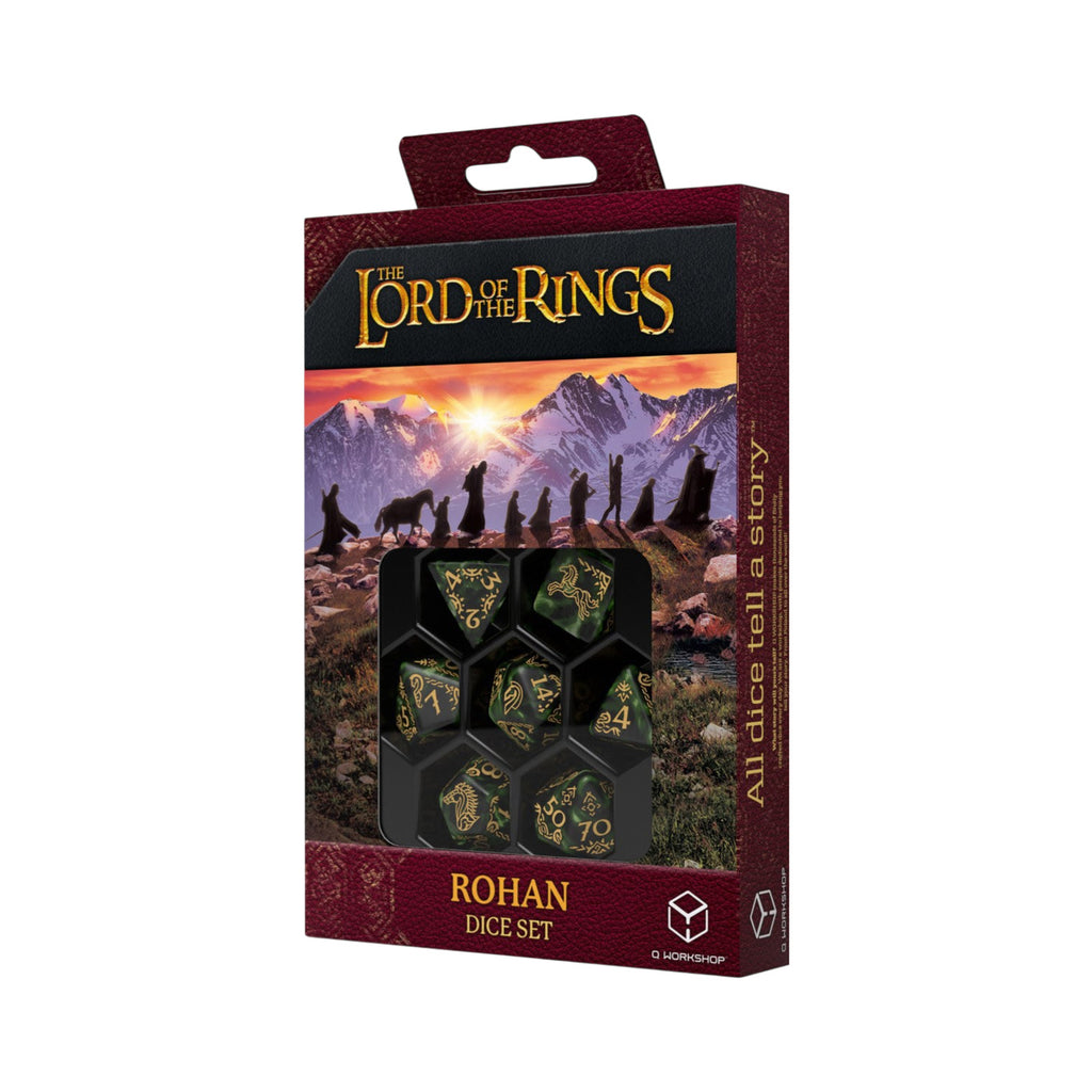 Zdjęcie produktu Władca Pierścieni – Zestaw kości RPG Rohan (7 sztuk)
