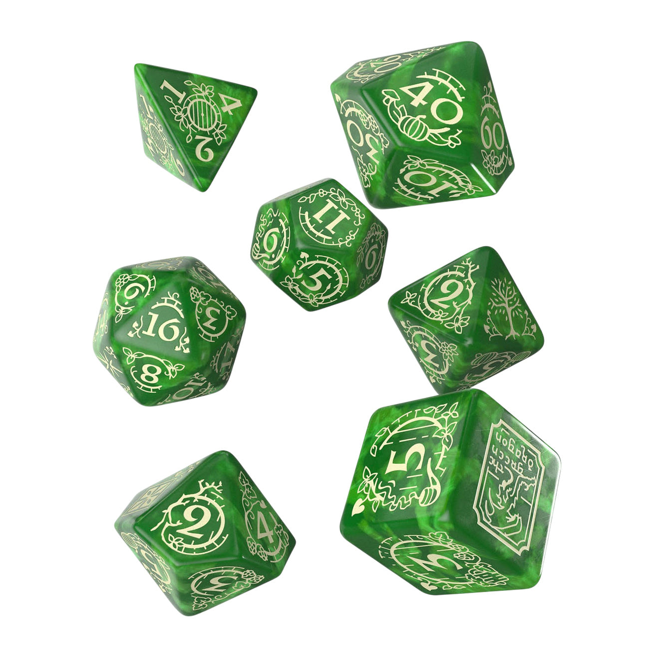 Product image The Lord of the Rings - Shire RPG Dice Set 7 pcs