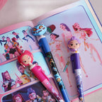 Zdjęcie produktu KPop Demon Hunters - Długopis 3D z tajemniczymi postaciami