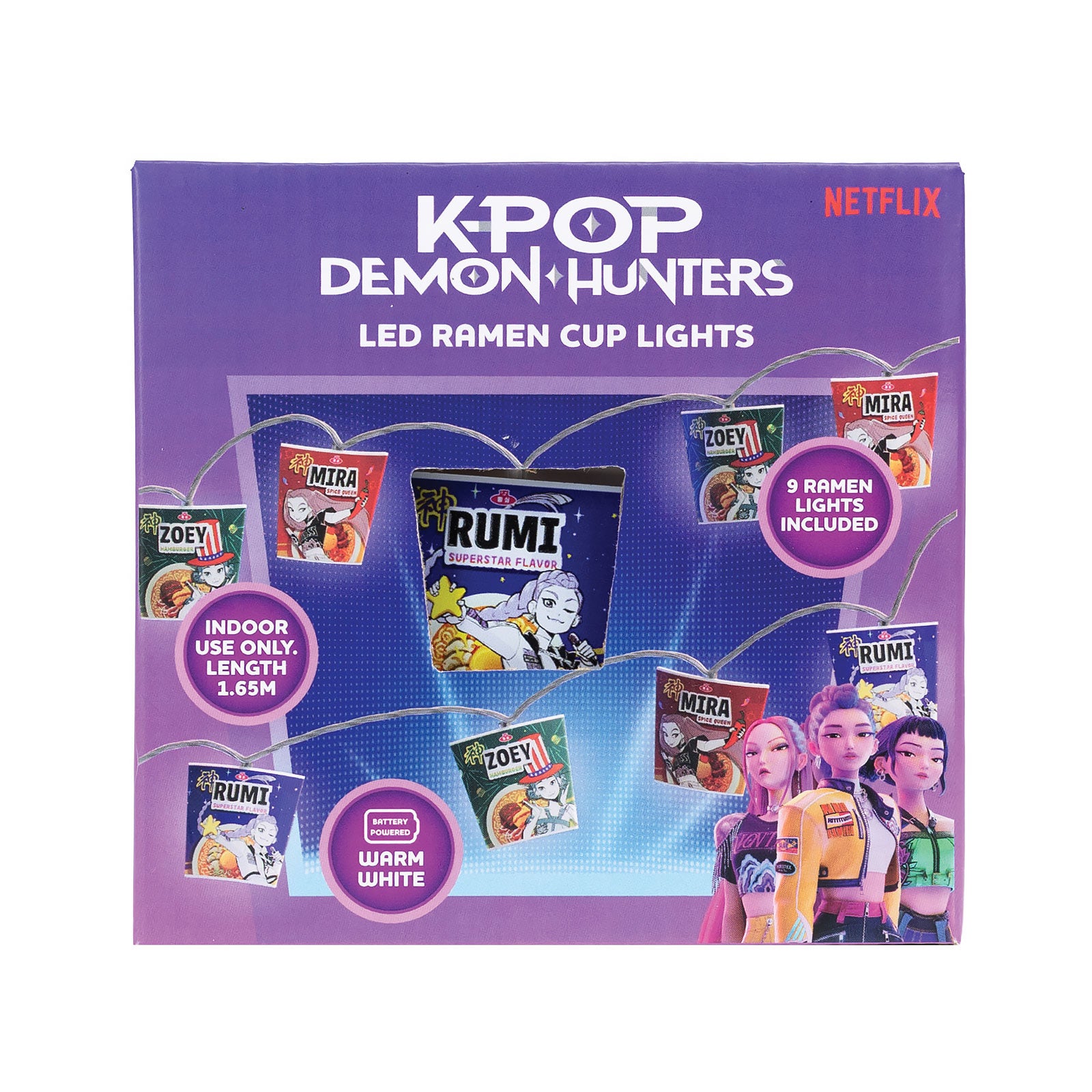 Zdjęcie produktu KPop Demon Hunters - Lampki Ramen