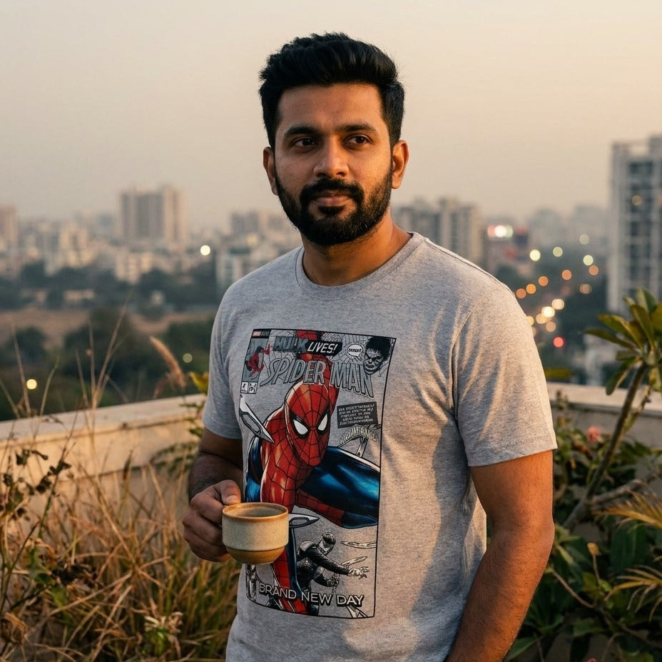 Product image Spider-Man - Brand New Day Grey T-Shirt