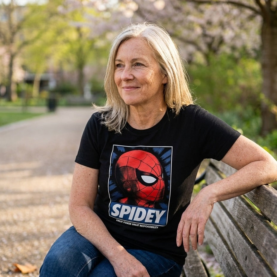 Zdjęcie produktu Spider-Man - Koszulka Spidey Great Power czarna