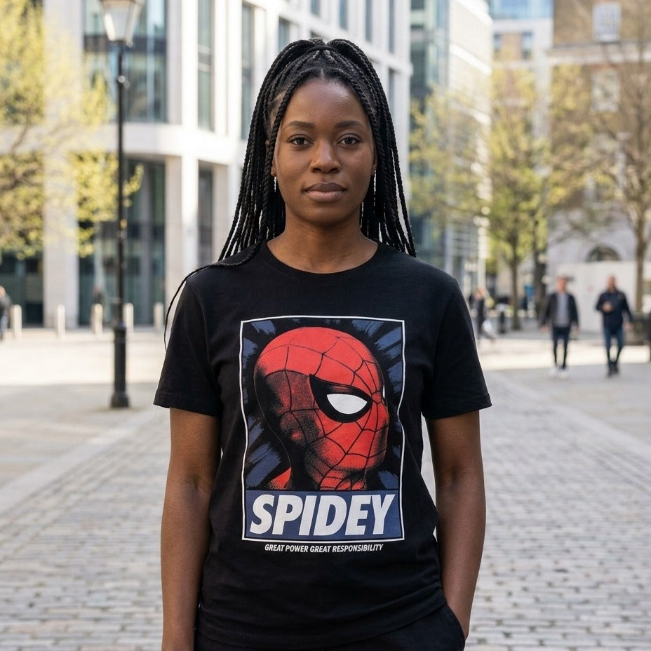 Zdjęcie produktu Spider-Man - Koszulka Spidey Great Power czarna
