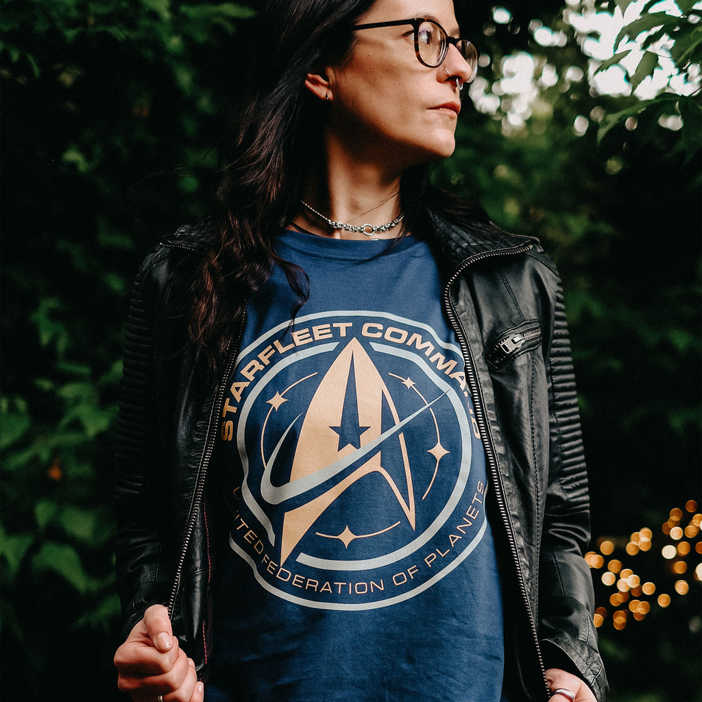 Zdjęcie produktu Star Trek - Niebieska koszulka Starfleet Command