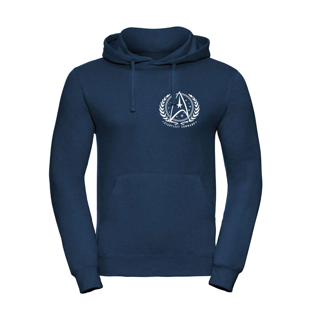 Zdjęcie produktu Star Trek – Bluza z Kapturem Starfleet Command Niebieska