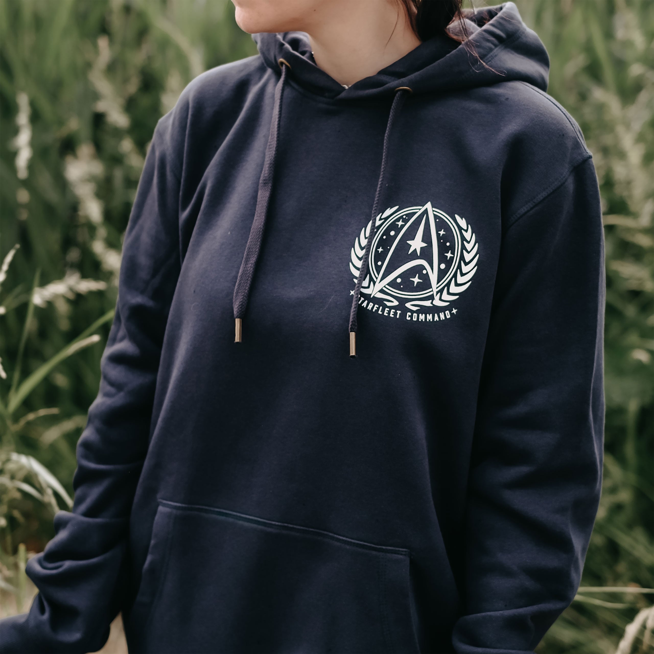 Zdjęcie produktu Star Trek – Bluza z Kapturem Starfleet Command Niebieska