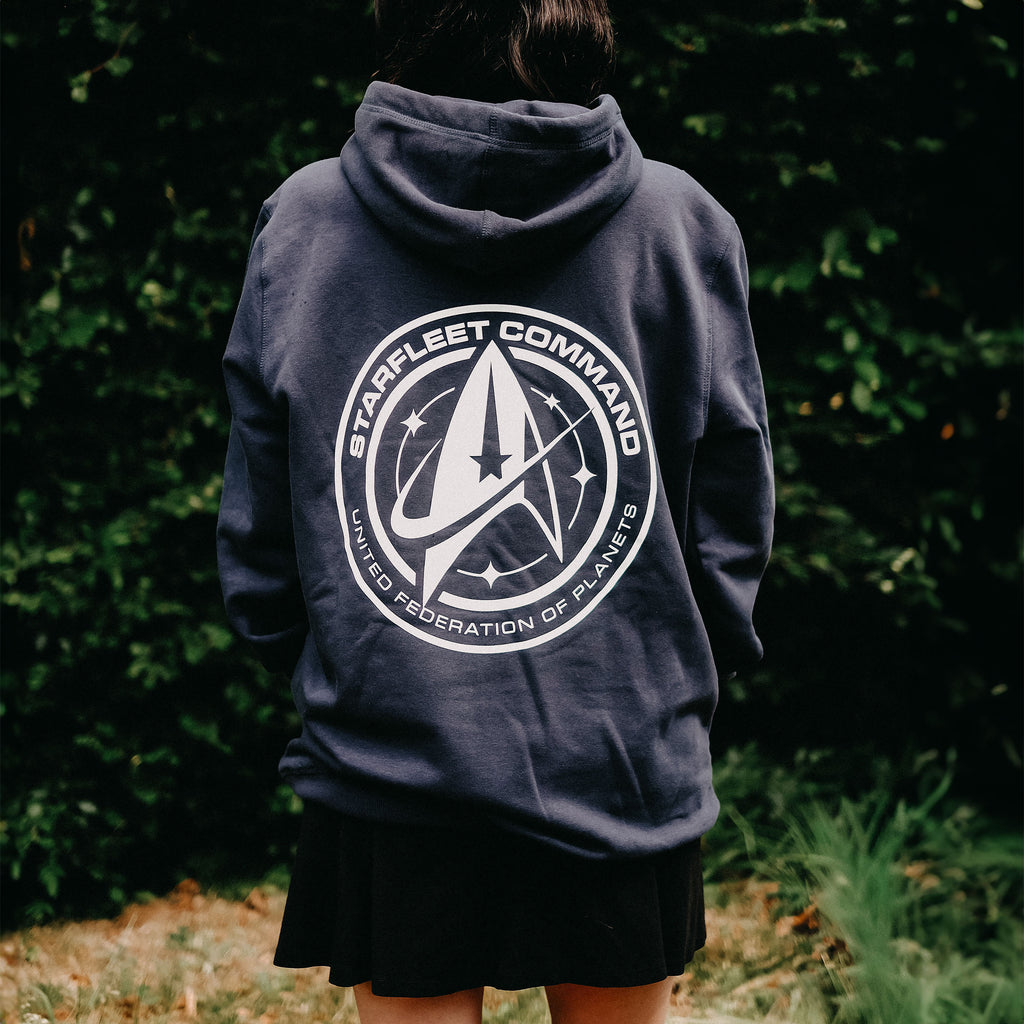 Zdjęcie produktu Star Trek – Bluza z Kapturem Starfleet Command Niebieska