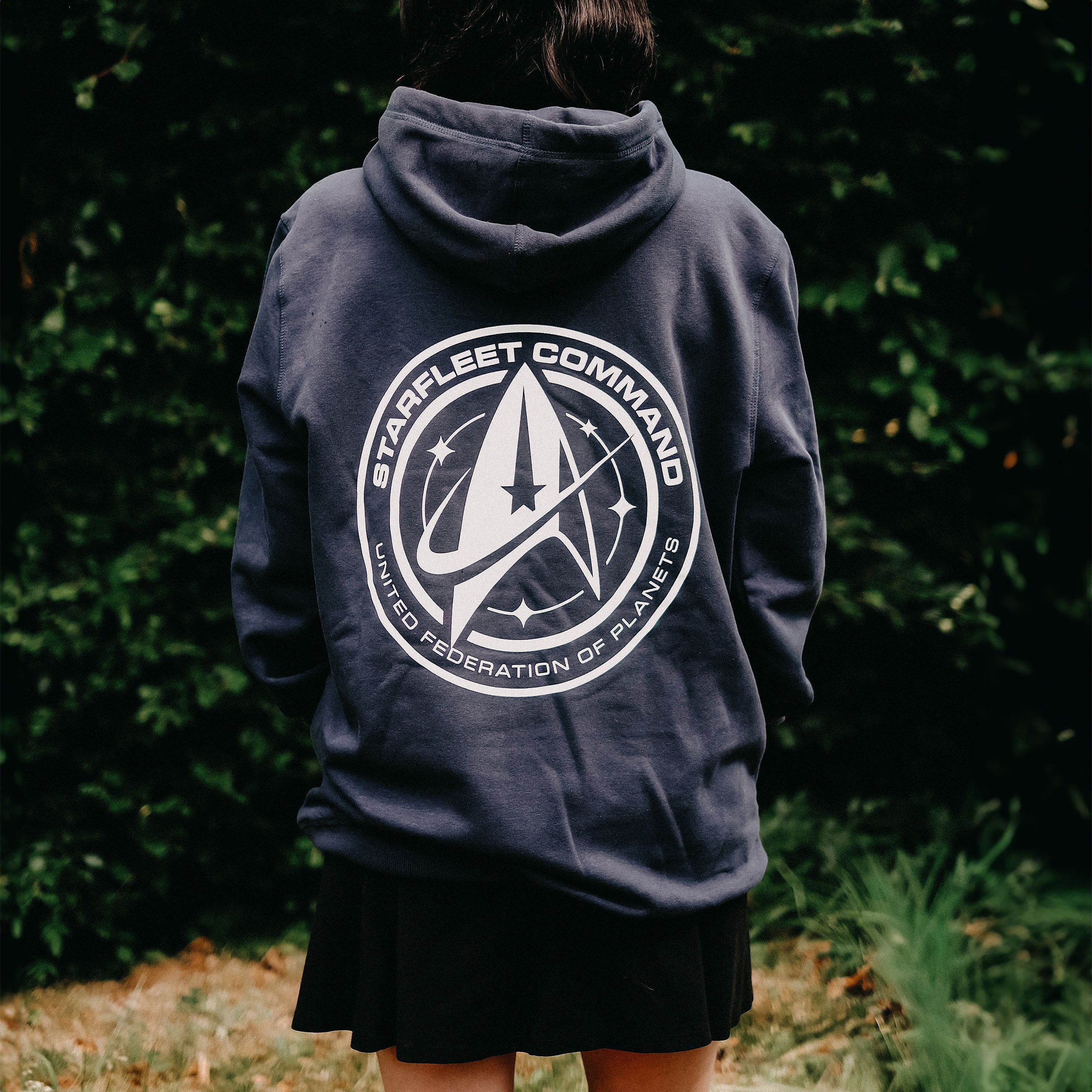 Zdjęcie produktu Star Trek – Bluza z Kapturem Starfleet Command Niebieska
