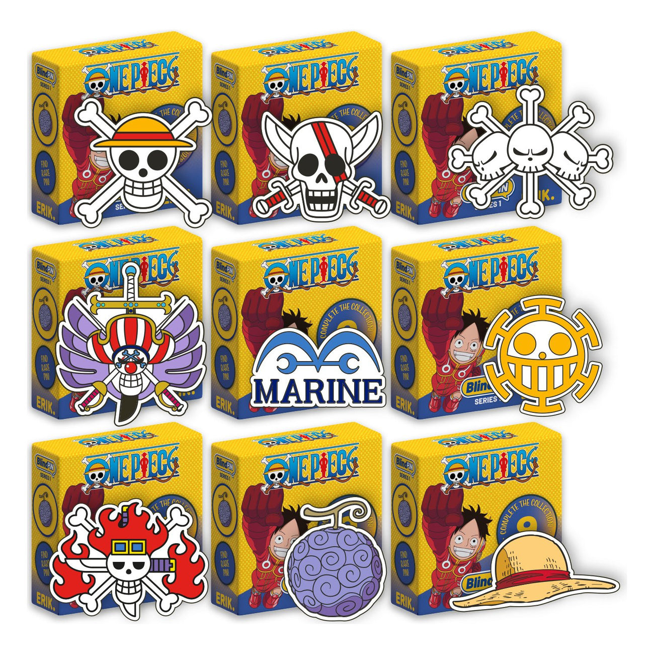 Product image One Piece - Mystery Pin Series 1