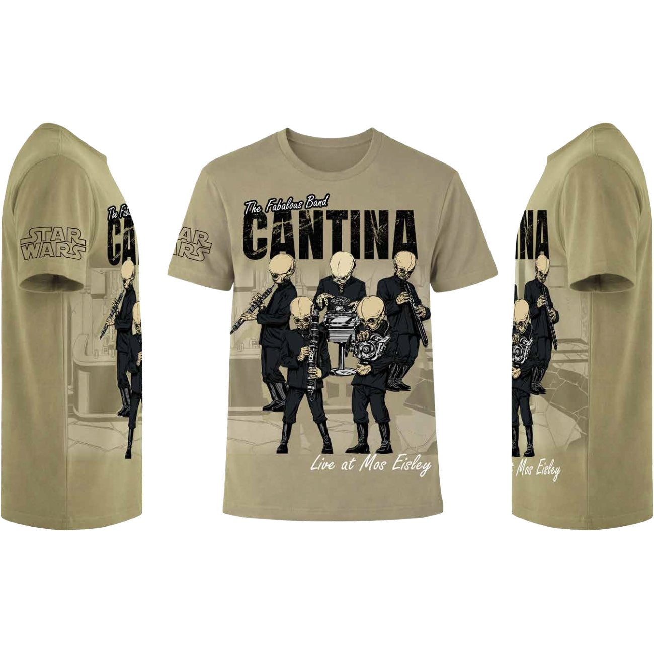 Zdjęcie produktu Star Wars – T-shirt Cantina Band, beżowy