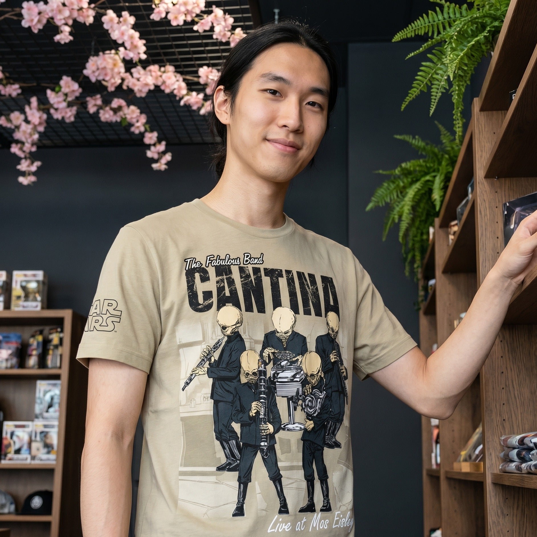 Zdjęcie produktu Star Wars – T-shirt Cantina Band, beżowy