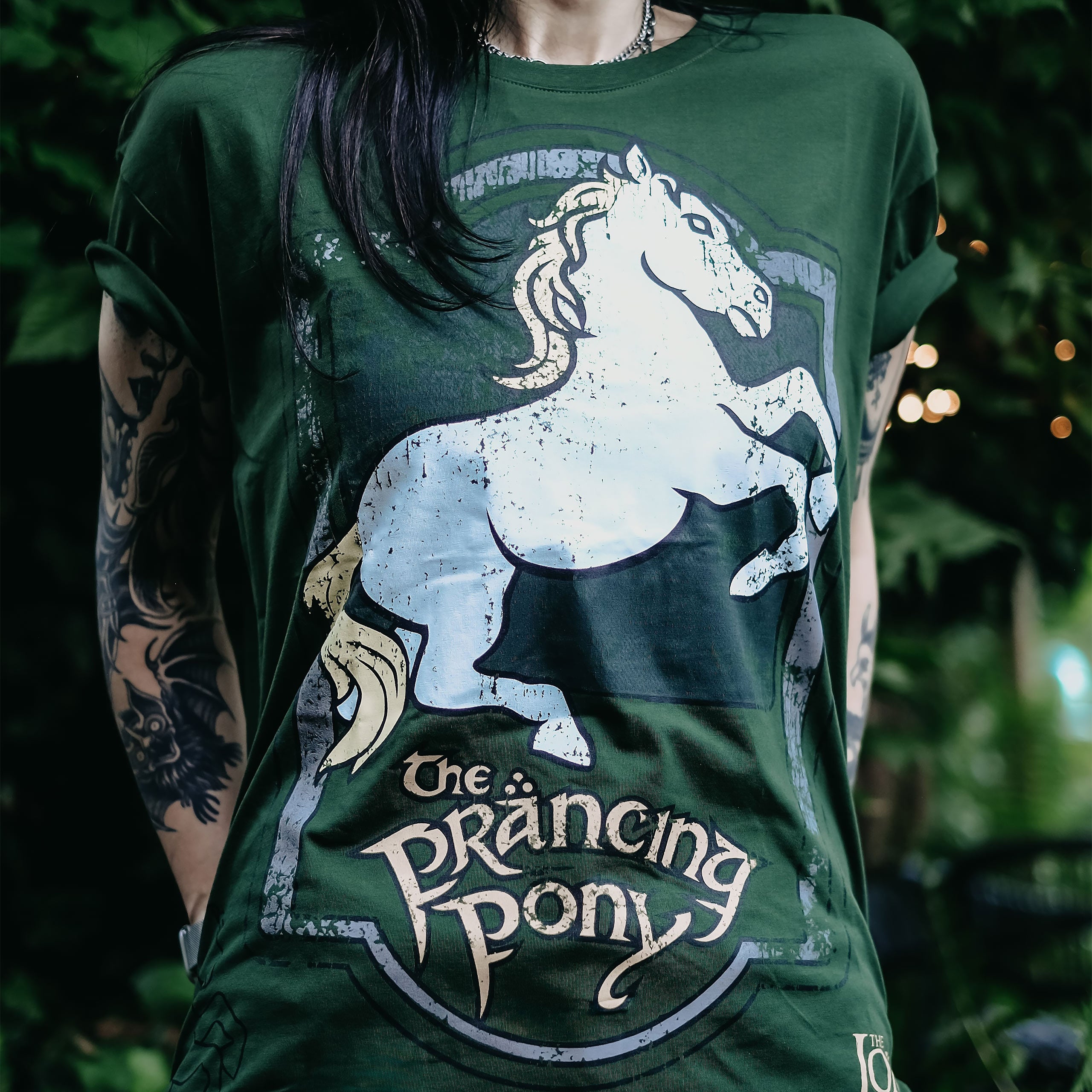 Product image The Lord of the Rings - The Prancing Pony Logo T-Shirt green