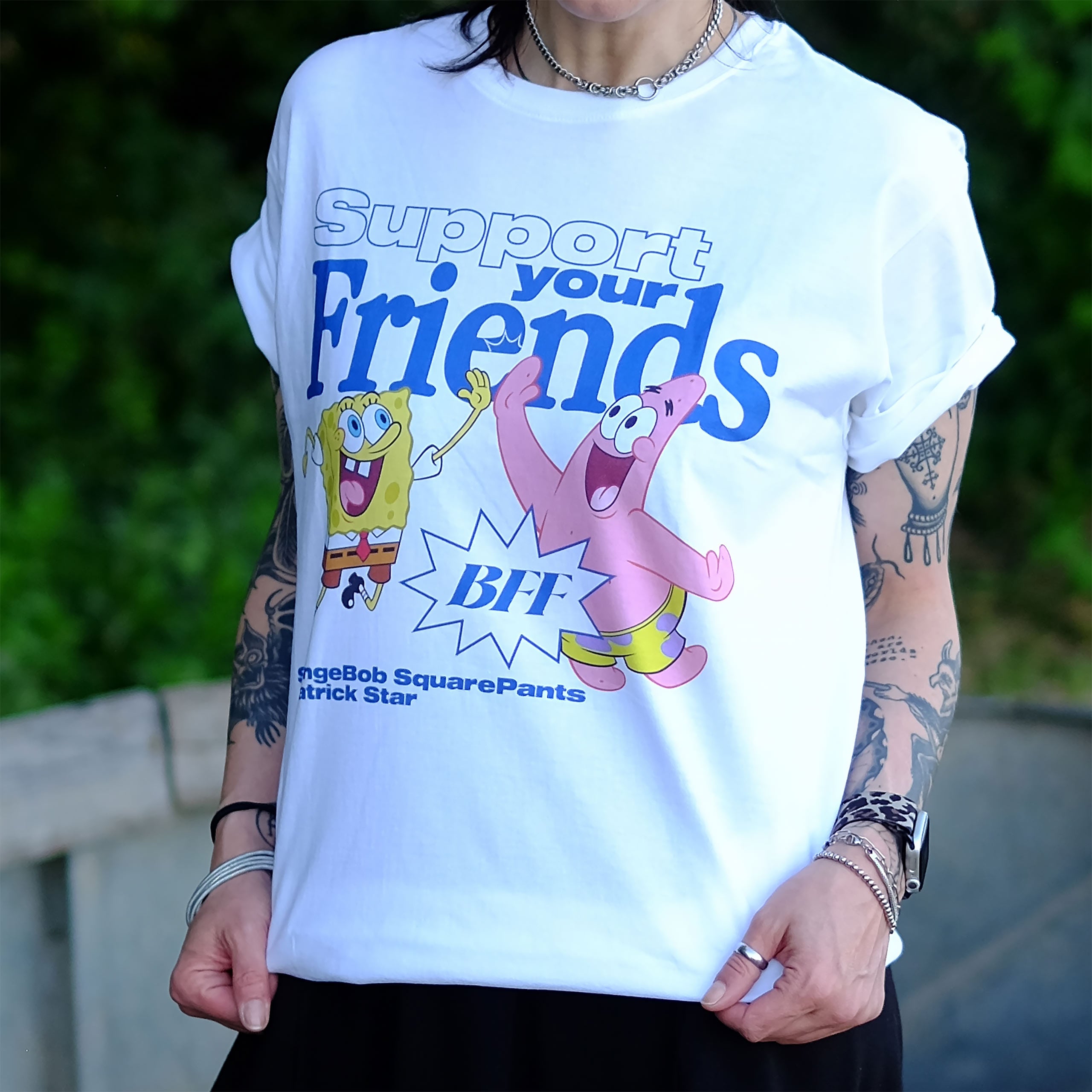 Zdjęcie produktu Koszulka SpongeBob i Patryk Support Your Friends