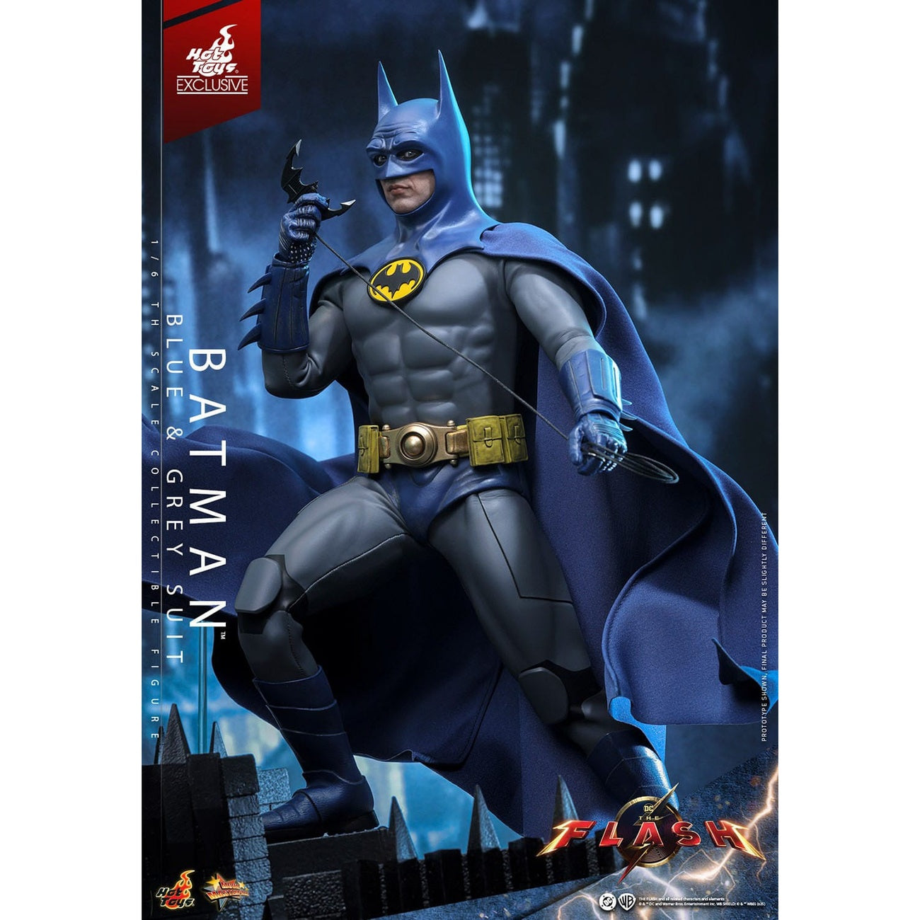 Product image The Flash - Batman Masterpiece Action Figure 1:6 Blue & Grey Suit Limited Edition