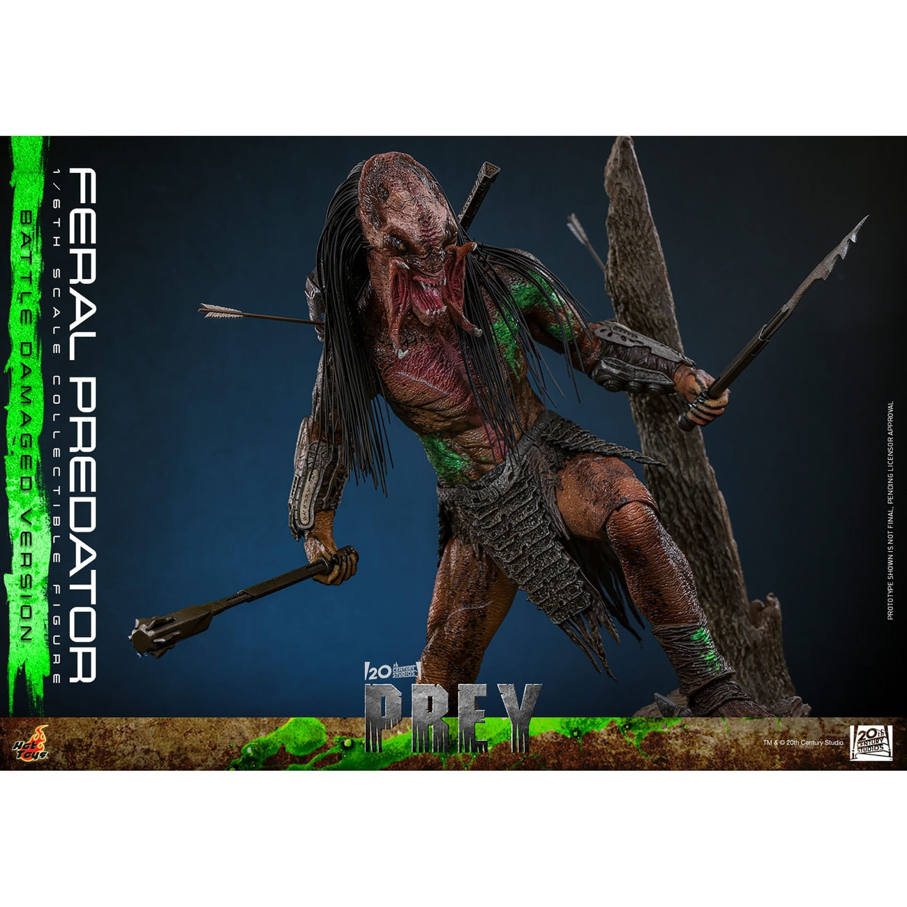 Zdjęcie produktu Prey - Figurka akcji Feral Predator 1:6 Battle Damaged Version