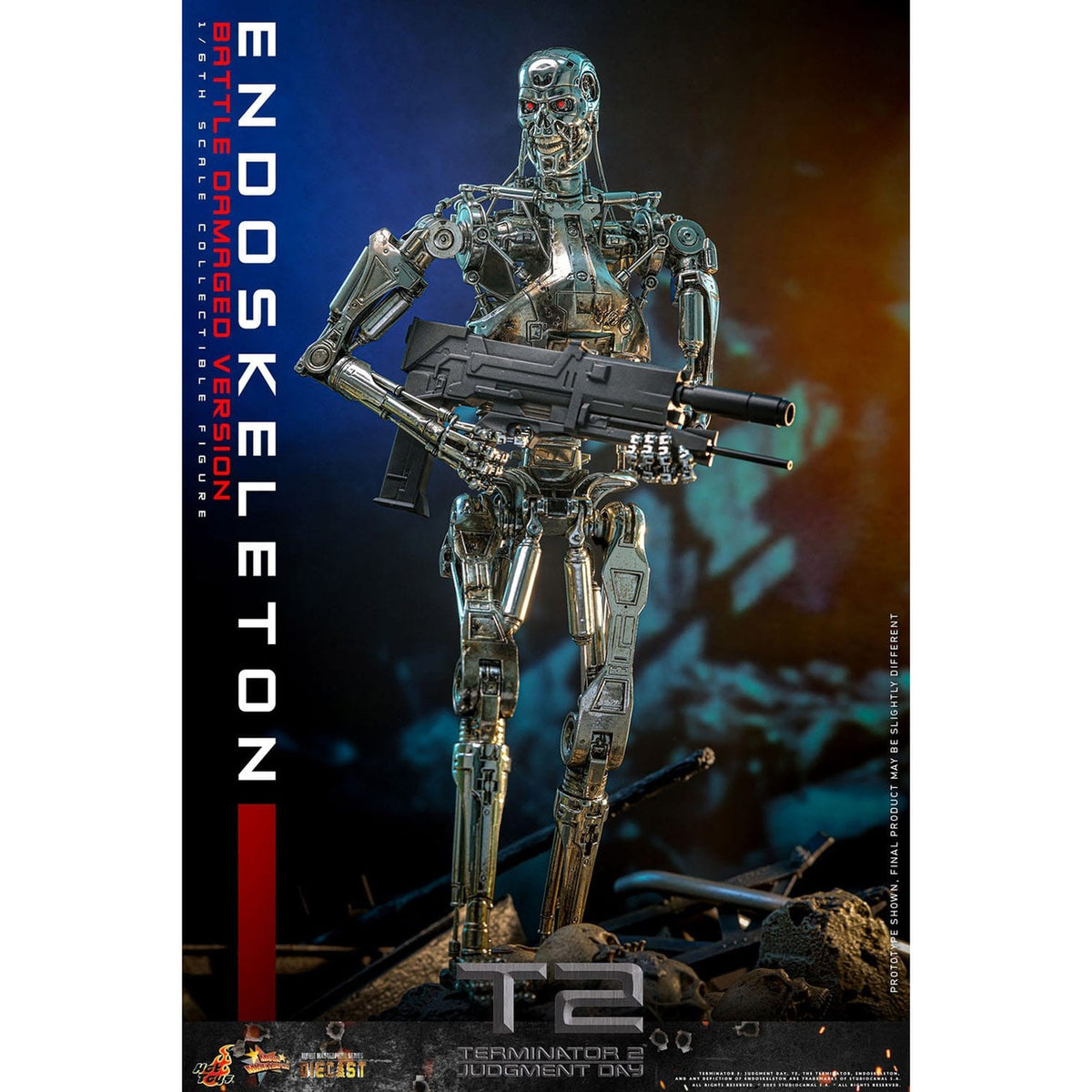 Zdjęcie produktu Terminator – figurka kolekcjonerska Masterpiece Endoskeleton 1:6 Battle Damaged Version