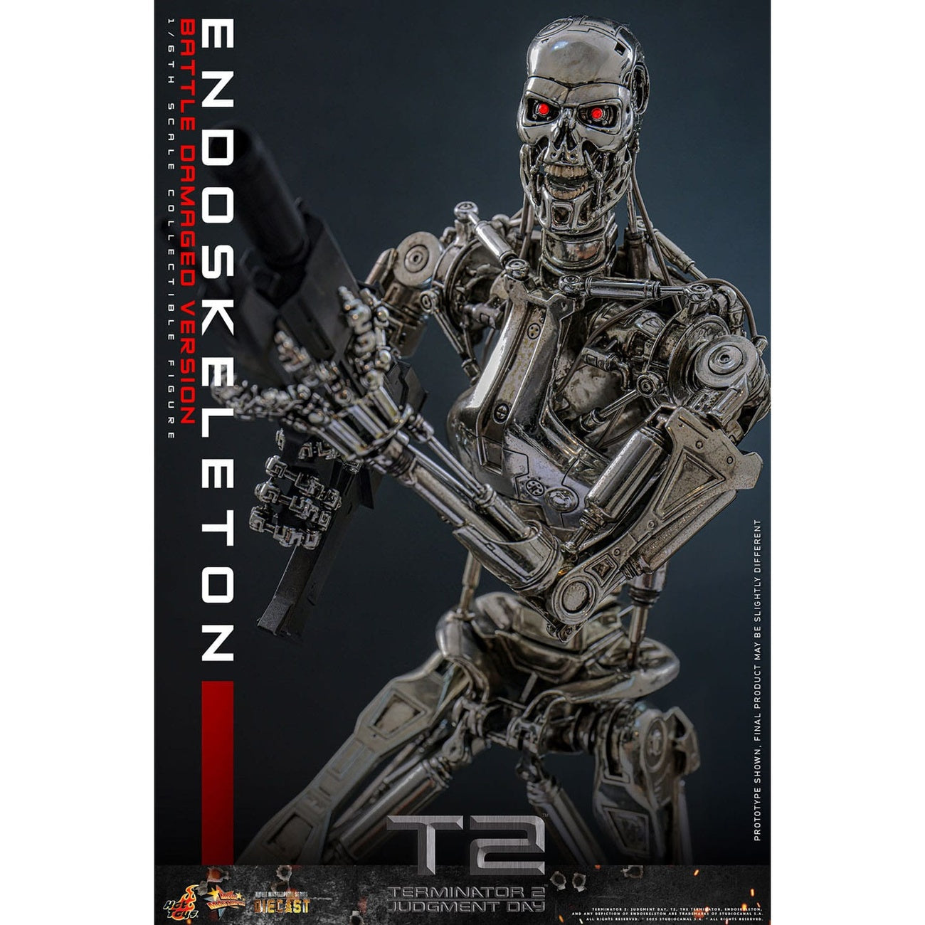 Zdjęcie produktu Terminator – figurka kolekcjonerska Masterpiece Endoskeleton 1:6 Battle Damaged Version
