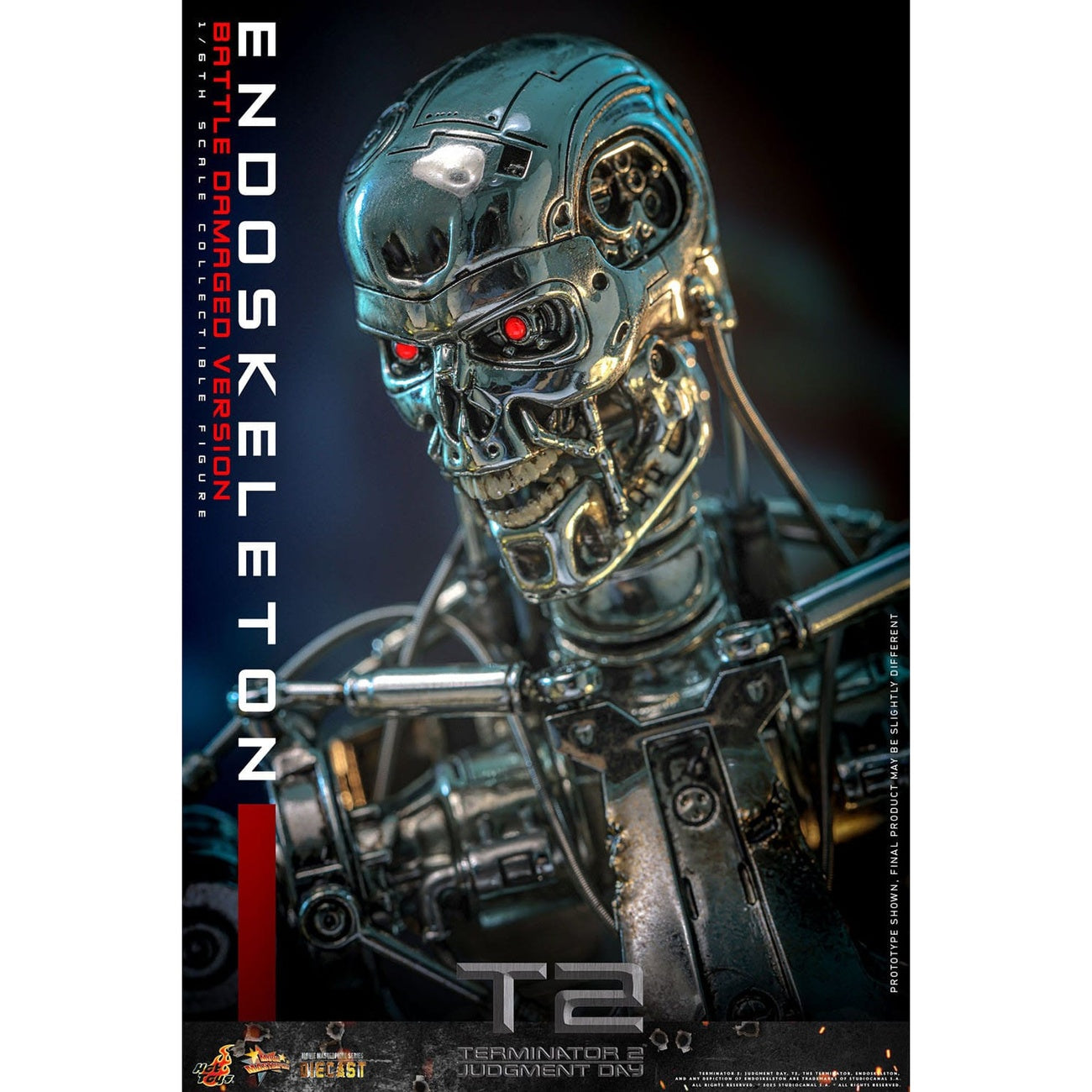 Zdjęcie produktu Terminator – figurka kolekcjonerska Masterpiece Endoskeleton 1:6 Battle Damaged Version
