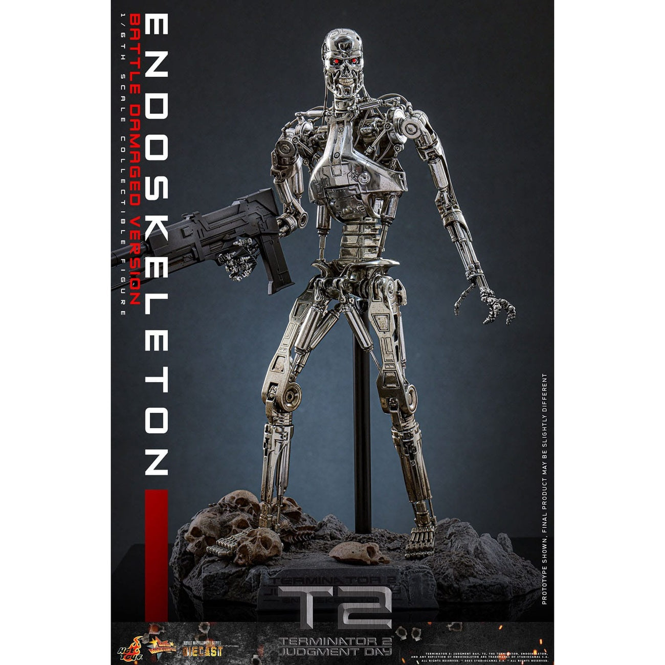Zdjęcie produktu Terminator – figurka kolekcjonerska Masterpiece Endoskeleton 1:6 Battle Damaged Version