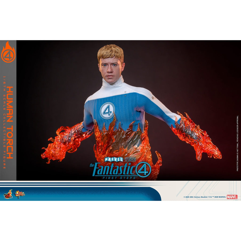 Zdjęcie produktu Fantastyczna Czwórka: First Steps – Figurka akcji Human Torch Masterpiece 1:6
