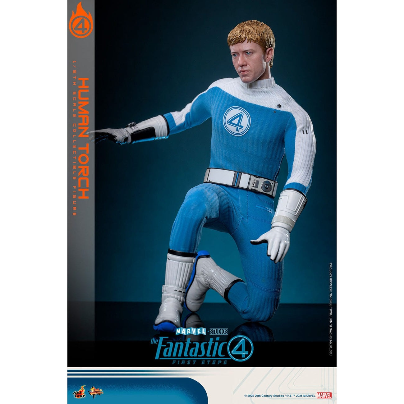 Zdjęcie produktu Fantastyczna Czwórka: First Steps – Figurka akcji Human Torch Masterpiece 1:6