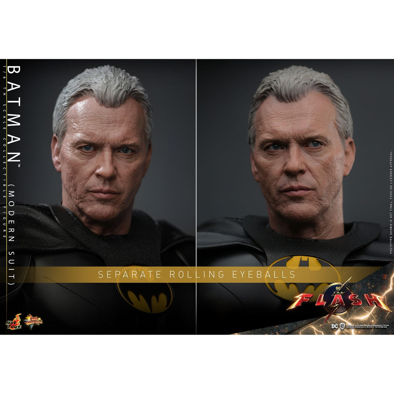 Zdjęcie produktu DC Comics: The Flash – Batman (nowoczesny kostium) figurka kolekcjonerska Masterpiece 1:6