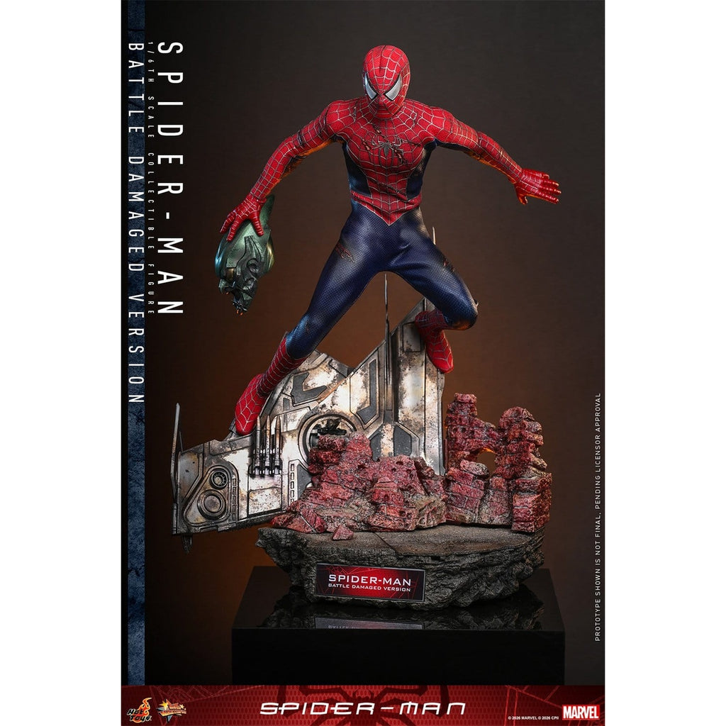 Product image Marvel - Spider-Man Masterpiece 1:6 Scale Action Figure Battle Damaged Version