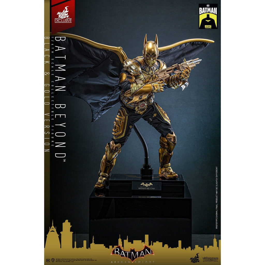 Zdjęcie produktu Batman: Arkham Knight - Batman Beyond figurka kolekcjonerska Masterpiece 1:6 w wersji czarno‑złotej