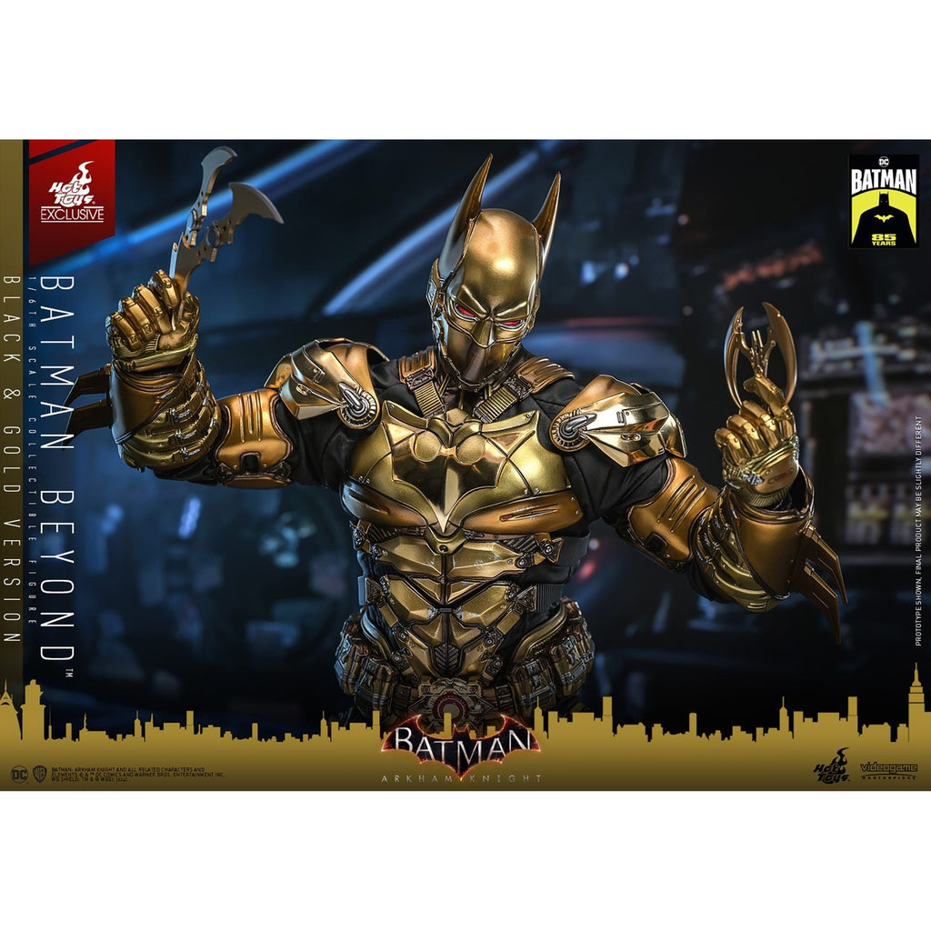 Zdjęcie produktu Batman: Arkham Knight - Batman Beyond figurka kolekcjonerska Masterpiece 1:6 w wersji czarno‑złotej