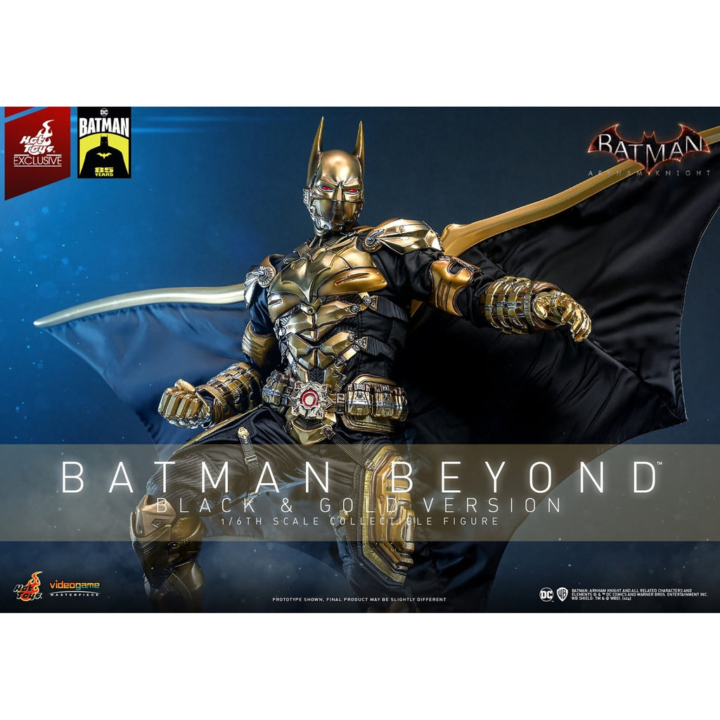 Zdjęcie produktu Batman: Arkham Knight - Batman Beyond figurka kolekcjonerska Masterpiece 1:6 w wersji czarno‑złotej