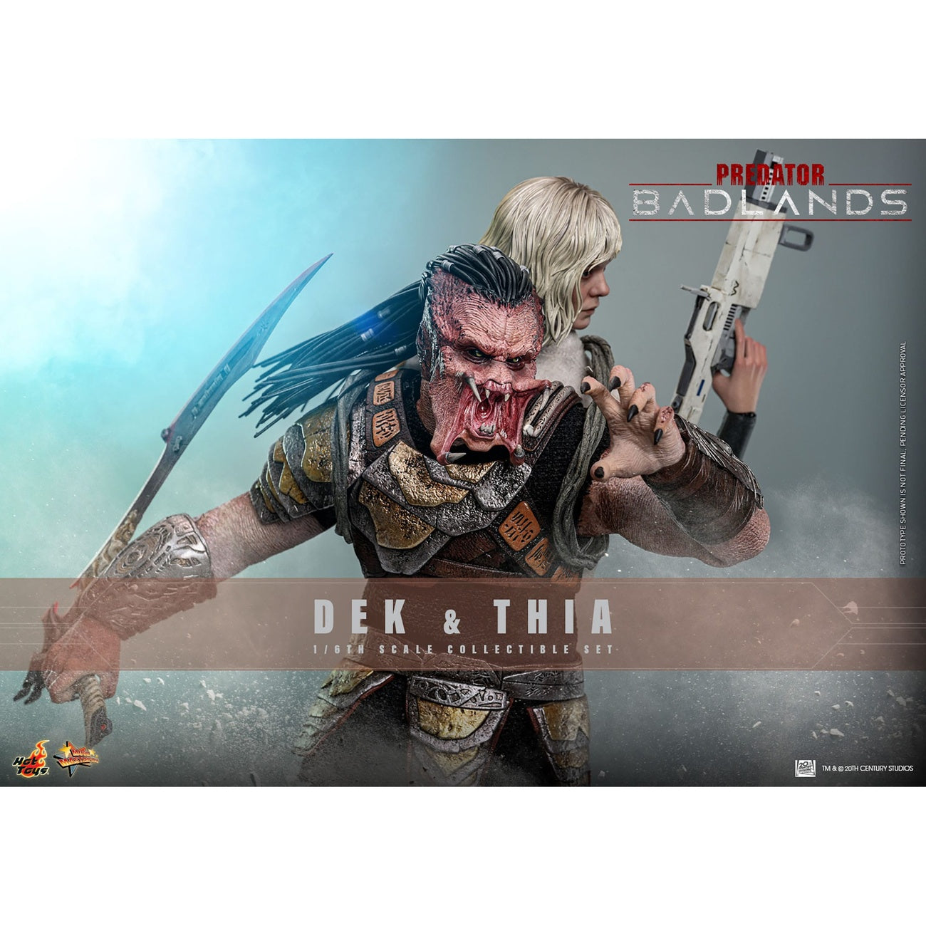 Zdjęcie produktu Predator: Badlands – figurka akcji Dek & Thia Masterpiece w skali 1:6