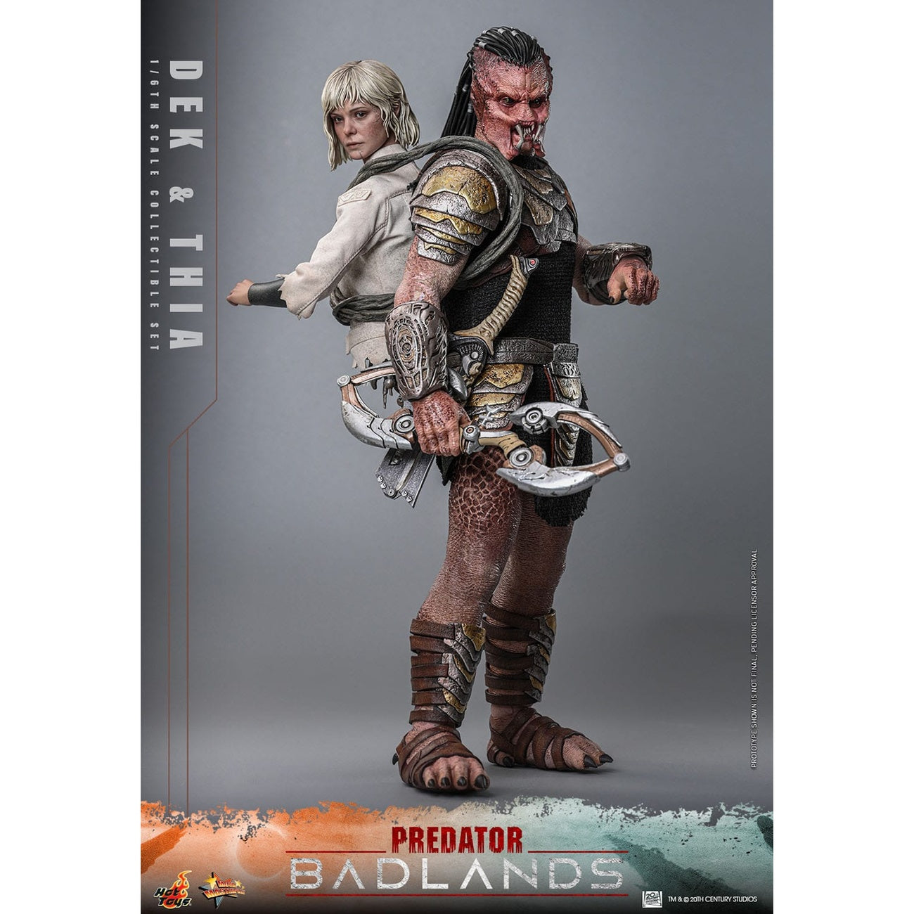 Zdjęcie produktu Predator: Badlands – figurka akcji Dek & Thia Masterpiece w skali 1:6